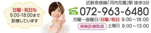 電話番号、診療時間